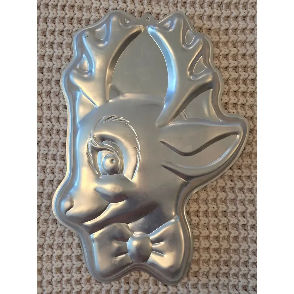 VTG 1988 Wilton Rudolph the Red Nose Reindeer Cake Wilton Pan Mold 2105-1224